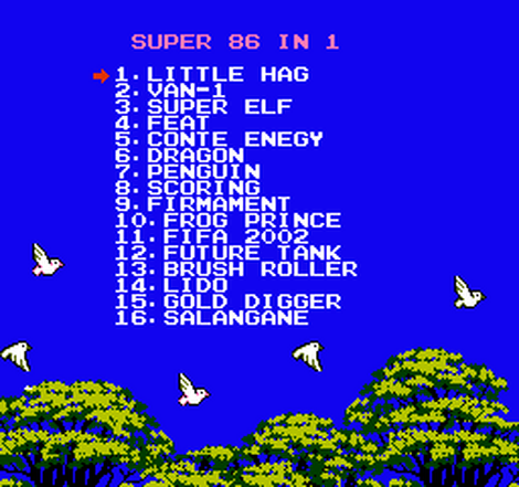 NES Super 86 in 1 [p1][!] 0 11